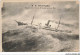 AV-BFP2-0442 - BATEAU - S.S. Manouba - Paquebot De La Compagnie Mixte, Par Grosse Mer - Steamers