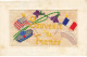 MILITARIA #FG56253 SOUVENIR DE FRANCE BRODEE MARINE USA ALLIANCE DRAPEAU AMERICAIN - Patriotiques