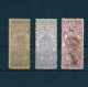 CUBA 1882,1884 Y 1898—SELLOS DE GIRO. 3 Timbres Fiscales Nuevos Y Usados - Cuba (1874-1898)