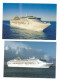 2   POSTCARDS P & O CRUISES  MV OCEANA - Steamers