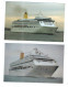 2   POSTCARDS P & O CRUISES  MV ORIANA  PIBLESHED BY CHANTRY CLASSICS - Passagiersschepen
