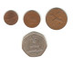 512/ ILE DE MAN : 1/2 Penny 1977 (food For All) - 1 Penny 1977 - 2 Pence 1979 - 50 Pence 1989 (ordinateur) - Île De  Man