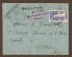 !!! AOF, LETTRE FM PAR AVION DE LA BASE AÉRONAVALE DE DAKAR, SÉNÉGAL POUR LA FRANCE DE JANVIER 1942, SERVICE À LA MER - Storia Postale