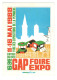 05 GAP, CP éditée Pour La 6ème GAP FOIRE EXPO Du 11 Au 16 Mai 1988, Pierre BES Et Imprimeur SERVE. - Gap