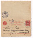 Entier Postal 1909 Hongrie Magyarország Strasbourg Strasburg Elsass Fritz Alsace 1909 - Interi Postali