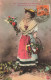 FANTAISIE - Femme - Bouquetière De La Côte D'Azur - Flower Girl - Fleurs - Carte Postale Ancienne - Women