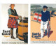 2 POSTCARDS UK RAIL ADVERTISING L.N.E.R.  EAST COAST TYPES - Werbepostkarten