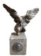 WW2 Italian Eagle Statue With Silver Mussolini's Medal. - Sonstige & Ohne Zuordnung