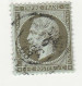 France N° 19 Napoléon III 1 C Olive - 1862 Napoléon III