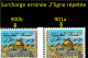 Maroc N°900b**/901a Variété Double Surcharge. Cote 246.5€ - Sonstige & Ohne Zuordnung