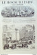 Le Monde Illustré 1871 N°736 Gennevilliers (92) Opérations Militaires église Saint-Germainl'Auxerrois - 1850 - 1899