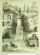 Delcampe - Le Monde Illustré 1872 N°802 Turquie Midhad-Pacha Vézir Septmoncel (40) Hutuiti île De Pâques - 1850 - 1899