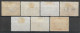 1939 ADEN Set Of 7 USED STAMPS (Michel # 16a,17,19,21-23) CV €6.10 - Aden (1854-1963)