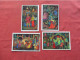 Lot Of 4 Cards.  “Wise Russian Folk Tale Artist A. Kulkin       Ref 6397 - Russland