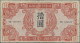 China: Soviet Military WW II, Series 1945, Pair With 1 Yuan (P.M31, F-) And 10 Y - Chine