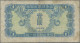 China: Soviet Military WW II, Series 1945, Pair With 1 Yuan (P.M31, F-) And 10 Y - Cina
