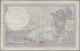 Delcampe - France: Banque De France, Set With 6 Banknotes, Series 1917-1933, With 3x 5 Fran - 1955-1959 Opdruk ''Nouveaux Francs''