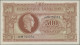 France: Trésor Central, Series ND(1944), Pair With 500 Francs (P.106, XF/XF+, Pi - 1955-1959 Opdruk ''Nouveaux Francs''