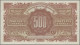 France: Trésor Central, Series ND(1944), Pair With 500 Francs (P.106, XF/XF+, Pi - 1955-1959 Overprinted With ''Nouveaux Francs''