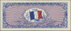 Delcampe - France: Allied Military Currency, Series 1944, Lot With 7 Banknotes, With 2, 5, - 1955-1959 Opdruk ''Nouveaux Francs''