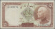Iran: Bank Melli Iran, Set With 3x 5 Rials SH1316, 1317 (1937, 1938), P.32a (F/F - Irán