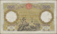 Italy: Set Of 3 Notes 100 Lire 1935/35/36 P. 55, All Used With Folds, Border Tea - Other & Unclassified