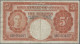 Jamaica: Government Of Jamaica, Pair With 5 Shillings 15th June 1950 (P.37a, F) - Jamaica