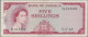 Delcampe - Jamaica: Bank Of Jamaica, Set With 3 Banknotes 5 Shillings, Series ND(1961), P.4 - Giamaica