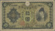 Japan: Bank Of Japan, Lot With 4 Banknotes, Series ND(1930-45), With 10 And 20 Y - Japon