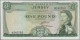 Jersey: The States Of Jersey, 1 Pound ND(1963), Signature J. Clennett, P.8b, Tin - Autres & Non Classés