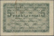 Lithuania: Very Nice Set With 5 Banknotes, Series 1922, Comprising 1 Centas (P.1 - Lituania