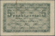 Lithuania: Very Nice Set With 5 Banknotes, Series 1922, Comprising 1 Centas (P.1 - Litauen