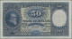 Lithuania: Lietuvos Bankas, Series 1927/28, Set With 10 Litu (P.23, VF/VF+, Rust - Lituanie