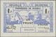 New Caledonia: Trésorerie De Nouméa, Lot With 6 Banknotes WW II Emergency Issues - Nouméa (Neukaledonien 1873-1985)