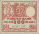 Norway: Norges Bank, 100 Kroner 1960, P.33c, Slightly Toned Paper With A Few Fol - Norvège