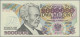 Poland - Bank Notes: Narodowy Bank Polski, Pair With 1 Million Zlotych 1991 (P.1 - Polonia