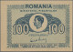 Romania: Ministry Of Finance, Set With 4 Banknotes, Series 1917 And 1945, With 1 - Roemenië