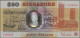 Singapore: Board Of Commissioners Of Currency, Lot With 8 Banknotes, Series 1980 - Singapour