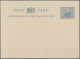 Western Australia: 1910, Stat. Postcard Swan 1d. Steel Blue (Bronze Blue) Withou - Brieven En Documenten