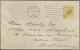 Western Australia: 1913 (18.12.), Stat. Envelope QV 2d. Yellow Surcharged In Blu - Brieven En Documenten