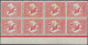Australia: 1913, Roo 1d, A Right Margin Block Of 8 (2x4), Watermark Inverted, Tw - Mint Stamps