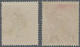 Australia: 1914-20, KGV 1d. Red, Second Wmk, Perf 14½x14, Variety "RUSTED CLICHÉ - Usati