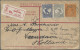 Australia - Postal Stationery: 1919, Registration Envelope KGV Sideface 4d Orang - Postwaardestukken