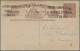 Australia - Postal Stationery: 1924, ONE/PENNY On 1 ½d Red-brown KGV Postcard Wi - Postal Stationery