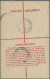 Australia - Postal Stationery: 1942, 5 ½d Brown KGVI Registration Envelope, Red - Enteros Postales