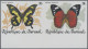Delcampe - Burundi: 1984: Butterflies, Se-tenant 5 Pairs Of Perforated (COB 385 €) And Impe - Ungebraucht