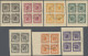 Cyrenaica: 1950, Definitives, Four Complete Set Of 13 In Blocks Of Fours, Used O - Cirenaica
