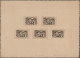 Fezzan: 1946, Definitives, 10 C - 50 F, 15 Values On 3 Collective Die Proofs In - Lettres & Documents