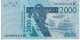 W.A.S. SENEGAL P716Kv 2000 FRANCS (20)22 Signature 46   VF  2  P.h. - Estados De Africa Occidental