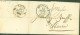 Lettre Avec échantillon De Tissus CAD T13 Mulhausen 15 SEPT 1833 Mulhouse Taxe Manuscrite 8 Pour Rouen - 1801-1848: Precursors XIX